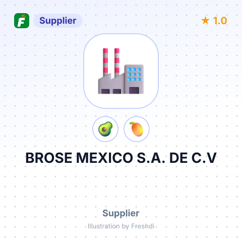 BROSE MEXICO S.A. DE C.V – summary card, no photo uploaded yet