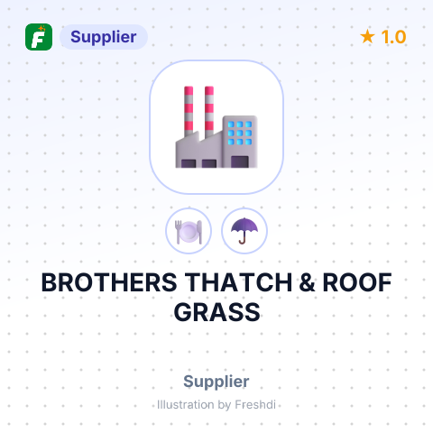 BROTHERS THATCH & ROOF GRASS – summary card, no photo uploaded yet