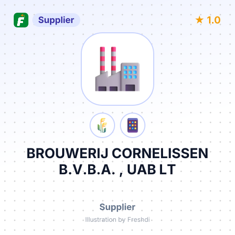 BROUWERIJ CORNELISSEN B.V.B.A. , UAB LT – summary card, no photo uploaded yet