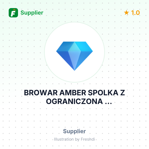 BROWAR AMBER SPOLKA Z OGRANICZONA ODPOWIEDZIALNOSCIA – summary card, no photo uploaded yet