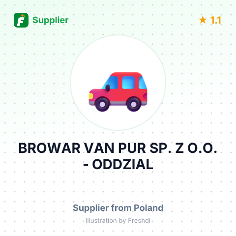 BROWAR VAN PUR SP. Z O.O. - ODDZIAL – summary card, no photo uploaded yet