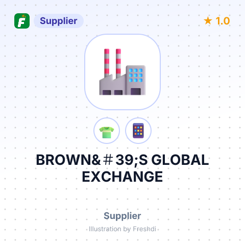 BROWN&＃39;S GLOBAL EXCHANGE – summary card, no photo uploaded yet