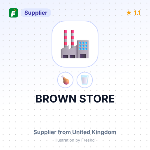 BROWN STORE – summary card, no photo uploaded yet