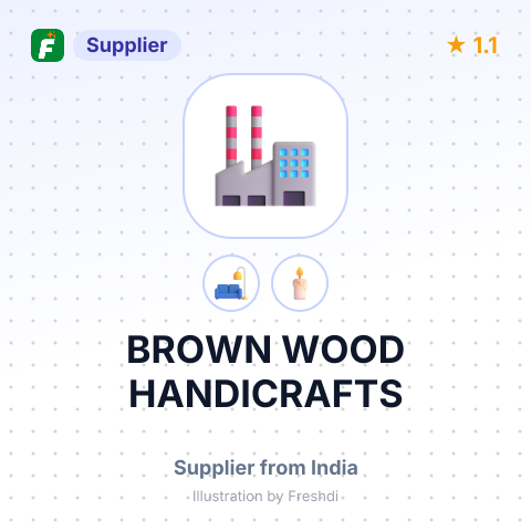 BROWN WOOD HANDICRAFTS – summary card, no photo uploaded yet