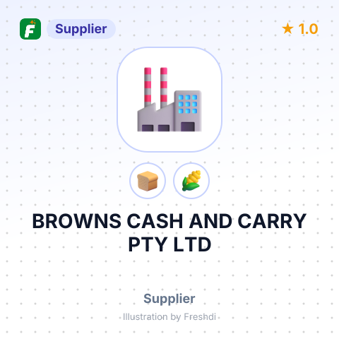 BROWNS CASH AND CARRY PTY LTD – summary card, no photo uploaded yet