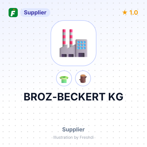 BROZ-BECKERT KG – summary card, no photo uploaded yet