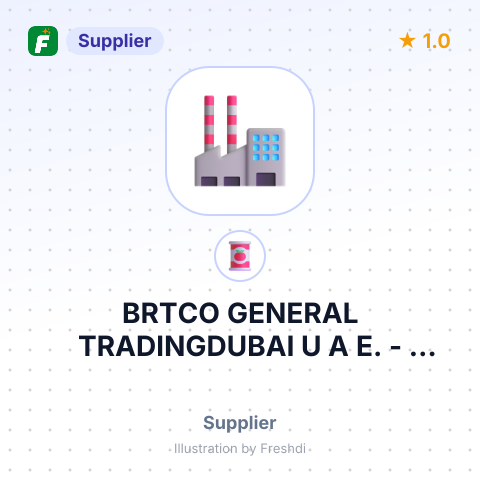 BRTCO GENERAL TRADINGDUBAI U A E. – summary card, no photo uploaded yet
