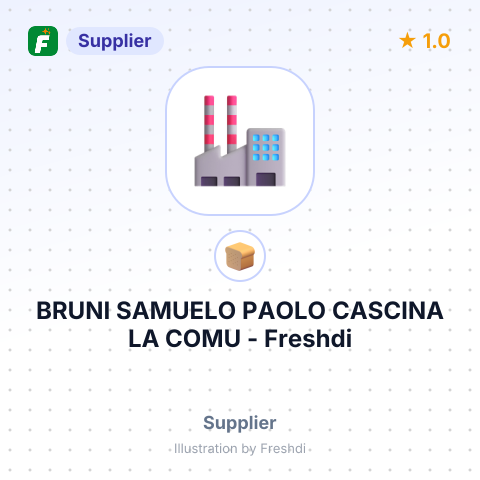 BRUNI SAMUELO PAOLO CASCINA LA COMU – summary card, no photo uploaded yet