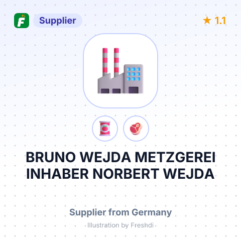 BRUNO WEJDA METZGEREI INHABER NORBERT WEJDA – summary card, no photo uploaded yet