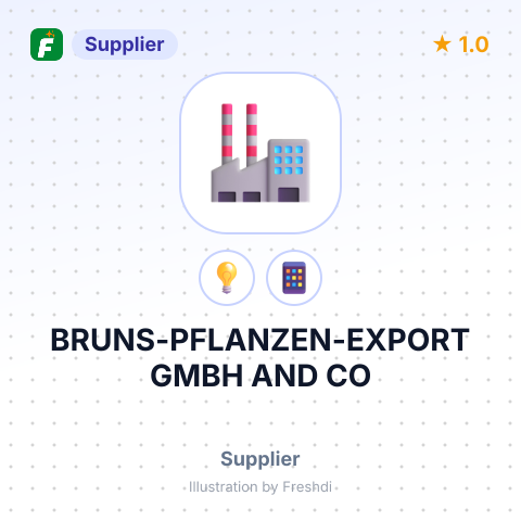 BRUNS-PFLANZEN-EXPORT GMBH AND CO – summary card, no photo uploaded yet