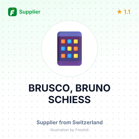 BRUSCO, BRUNO SCHIESS – summary card, no photo uploaded yet