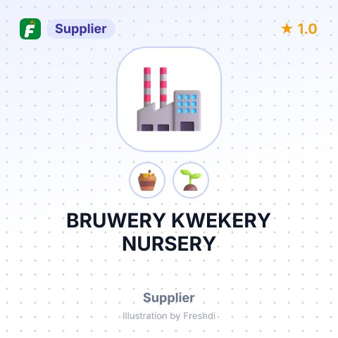 BRUWERY KWEKERY NURSERY – summary card, no photo uploaded yet