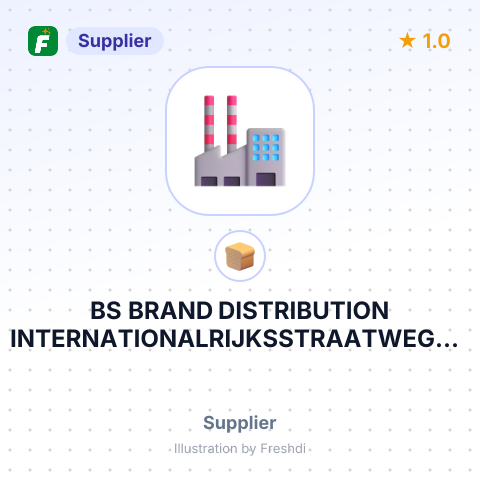BS BRAND DISTRIBUTION INTERNATIONALRIJKSSTRAATWEGDC DORDRECHTNETHERLANDS – summary card, no photo uploaded yet