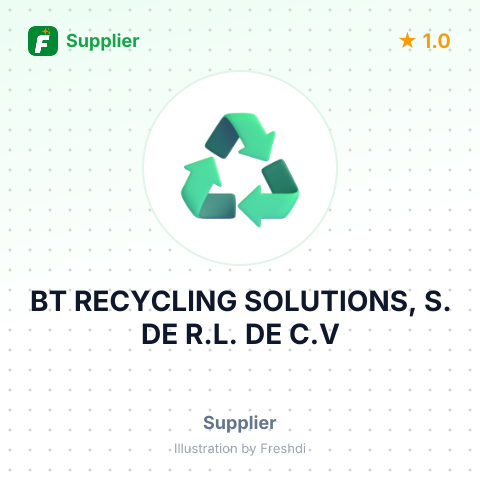 BT RECYCLING SOLUTIONS, S. DE R.L. DE C.V – summary card, no photo uploaded yet