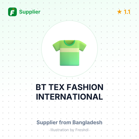 BT TEX FASHION INTERNATIONAL – summary card, no photo uploaded yet