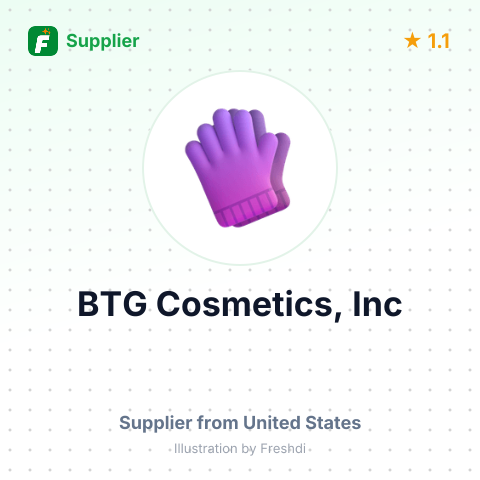 BTG Cosmetics, Inc – summary card, no photo uploaded yet