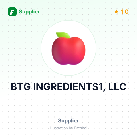 BTG INGREDIENTS1, LLC – summary card, no photo uploaded yet