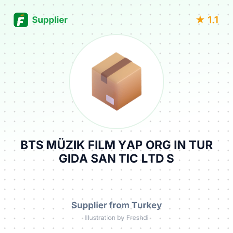 BTS MÜZIK FILM YAP ORG IN TUR GIDA SAN TIC LTD S – summary card, no photo uploaded yet
