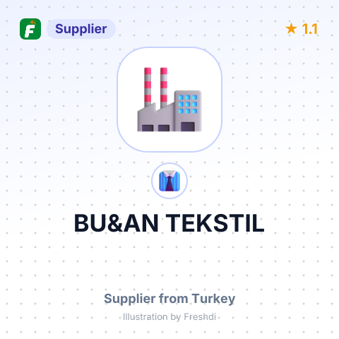 BU&AN TEKSTIL – summary card, no photo uploaded yet