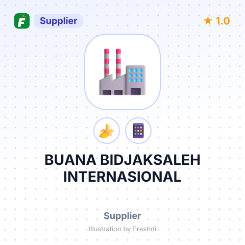 BUANA BIDJAKSALEH INTERNASIONAL – summary card, no photo uploaded yet