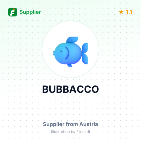 BUBBACCO – summary card, no photo uploaded yet