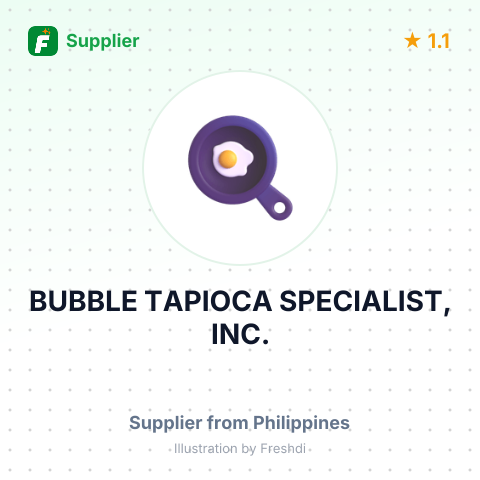 BUBBLE TAPIOCA SPECIALIST, INC. – summary card, no photo uploaded yet