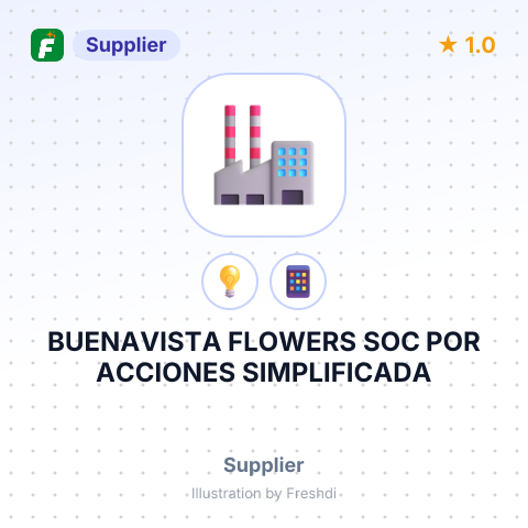 BUENAVISTA FLOWERS SOC POR ACCIONES SIMPLIFICADA – summary card, no photo uploaded yet