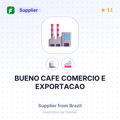 BUENO CAFE COMERCIO E EXPORTACAO – summary card, no photo uploaded yet