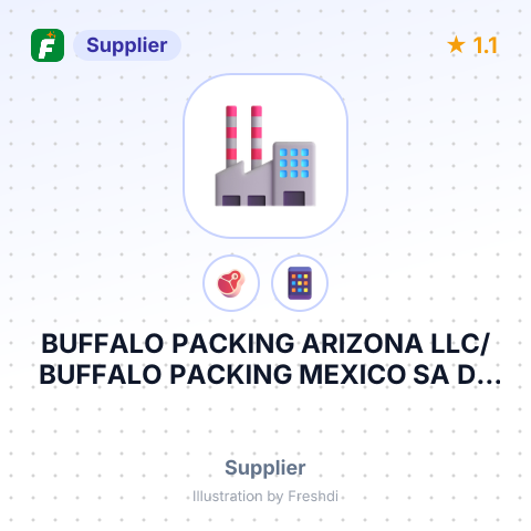 BUFFALO PACKING ARIZONA LLC/BUFFALO PACKING MEXICO SA DE CV – summary card, no photo uploaded yet
