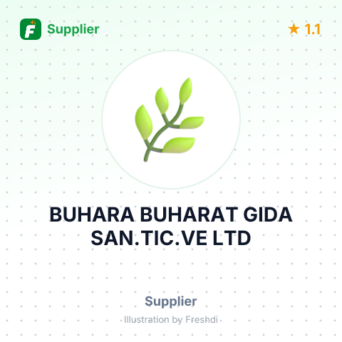 BUHARA BUHARAT GIDA SAN.TIC.VE LTD – summary card, no photo uploaded yet
