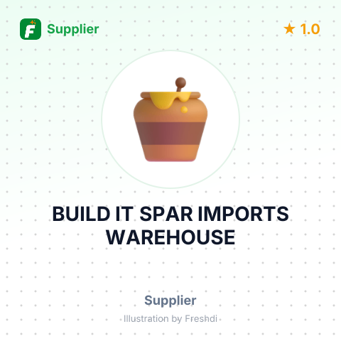 BUILD IT SPAR IMPORTS WAREHOUSE – summary card, no photo uploaded yet