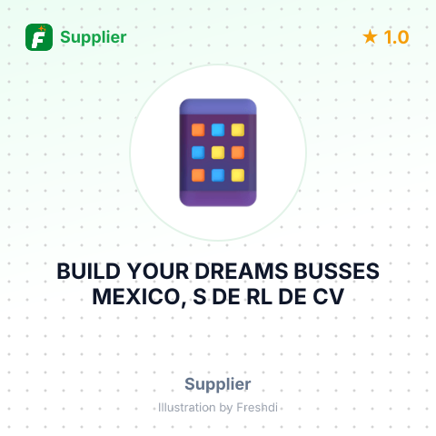 BUILD YOUR DREAMS BUSSES MEXICO, S DE RL DE CV – summary card, no photo uploaded yet