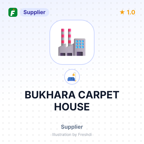 BUKHARA CARPET HOUSE – summary card, no photo uploaded yet