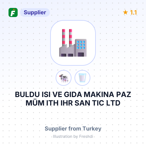 BULDU ISI VE GIDA MAKINA PAZ MÜM ITH IHR SAN TIC LTD – summary card, no photo uploaded yet