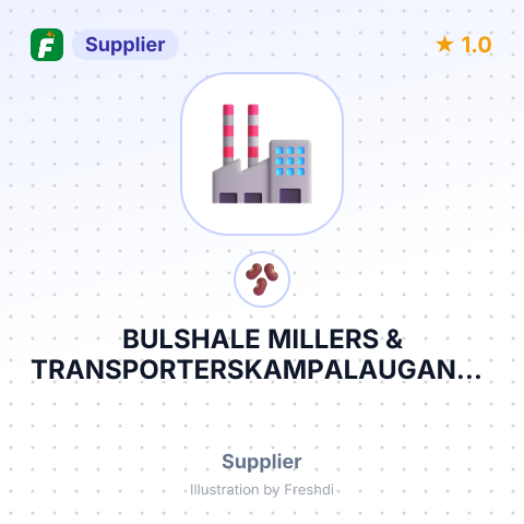 BULSHALE MILLERS & TRANSPORTERSKAMPALAUGANDA – summary card, no photo uploaded yet