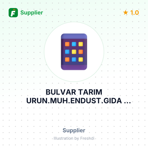 BULVAR TARIM URUN.MUH.ENDUST.GIDA NAK.SAN VE TIC LTD – summary card, no photo uploaded yet