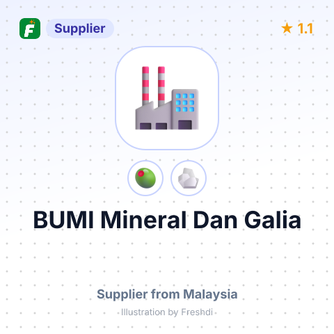 BUMI Mineral Dan Galia – summary card, no photo uploaded yet