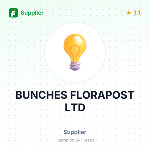 BUNCHES FLORAPOST LTD – summary card, no photo uploaded yet