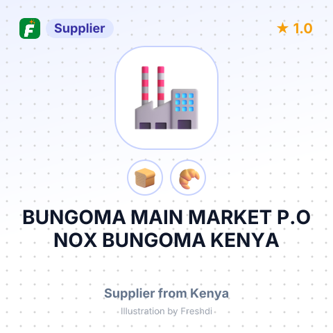 BUNGOMA MAIN MARKET P.O NOX BUNGOMA KENYA – summary card, no photo uploaded yet