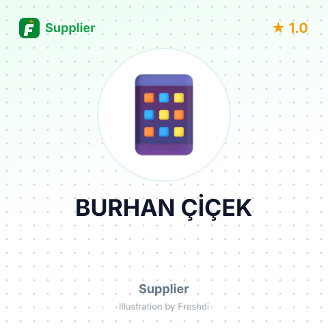 BURHAN ÇİÇEK – summary card, no photo uploaded yet