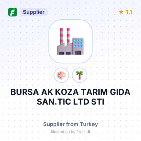 BURSA AK KOZA TARIM GIDA SAN.TIC LTD STI – summary card, no photo uploaded yet