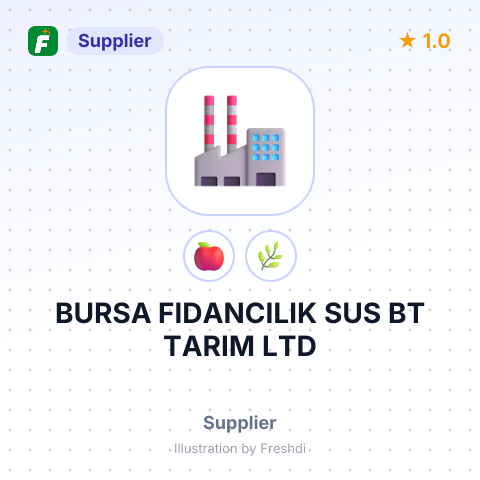 BURSA FIDANCILIK SUS BT TARIM LTD – summary card, no photo uploaded yet