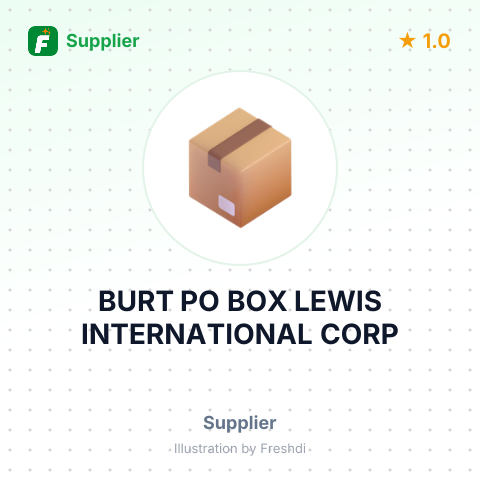 BURT PO BOX LEWIS INTERNATIONAL CORP – summary card, no photo uploaded yet
