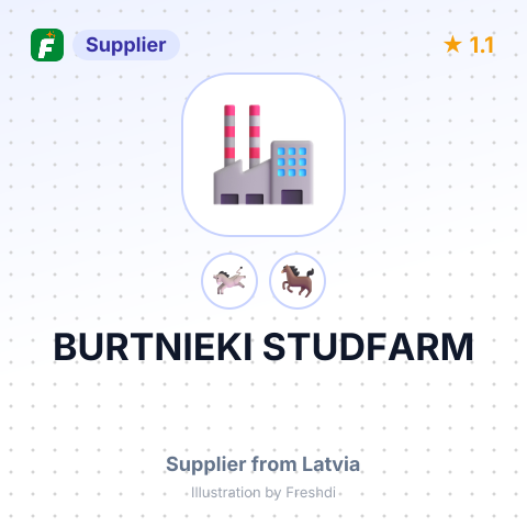 BURTNIEKI STUDFARM – summary card, no photo uploaded yet