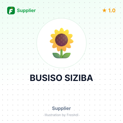 BUSISO SIZIBA – summary card, no photo uploaded yet