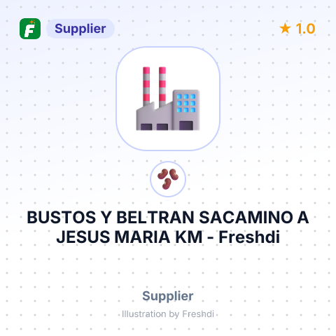BUSTOS Y BELTRAN SACAMINO A JESUS MARIA KM – summary card, no photo uploaded yet