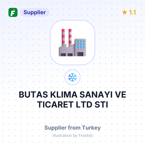 BUTAS KLIMA SANAYI VE TICARET LTD STI – summary card, no photo uploaded yet