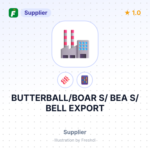 BUTTERBALL/BOAR S/ BEA S/BELL EXPORT – summary card, no photo uploaded yet