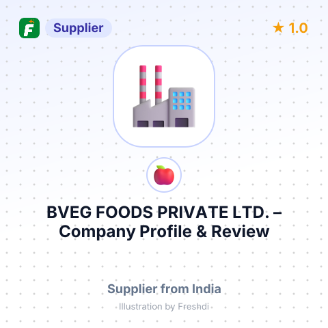 BVEG FOODS PRIVATE LTD. – summary card, no photo uploaded yet