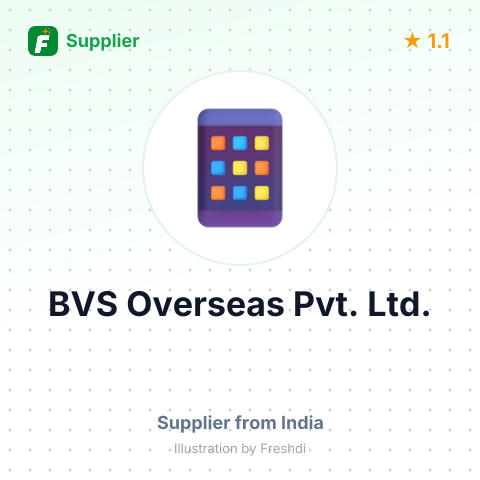 BVS Overseas Pvt. Ltd.  – summary card, no photo uploaded yet